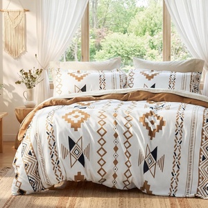 image:imageBedsure Duvet Cover Queen Size  Reversible Green FloralampBird Duvet Cover Set with Zipper Closure 3 Pieces Mistletoe Bedding Set with 8 Corner Ties and 2 Pillow Shams 20x2626  Modern Boho No Comforter