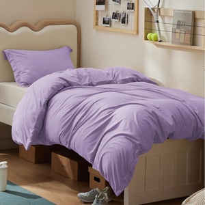 image:imageBedsure Duvet Cover Queen Size 1Pc Soft Double Brushed Bedding Black05  Light Purple