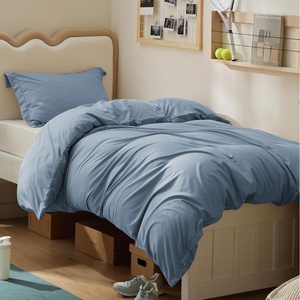 image:imageBedsure Duvet Cover Queen Size 1Pc Soft Double Brushed Bedding Black06  Dusty Blue