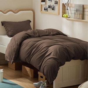 image:imageBedsure Duvet Cover Queen Size 1Pc Soft Double Brushed Bedding Black07  Dark Brown