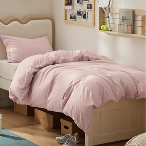 image:imageBedsure Duvet Cover Queen Size 1Pc Soft Double Brushed Bedding Black08  Rose Pink