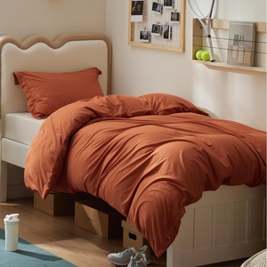 image:imageBedsure Duvet Cover Queen Size 1Pc Soft Double Brushed Bedding Black09  Terracotta